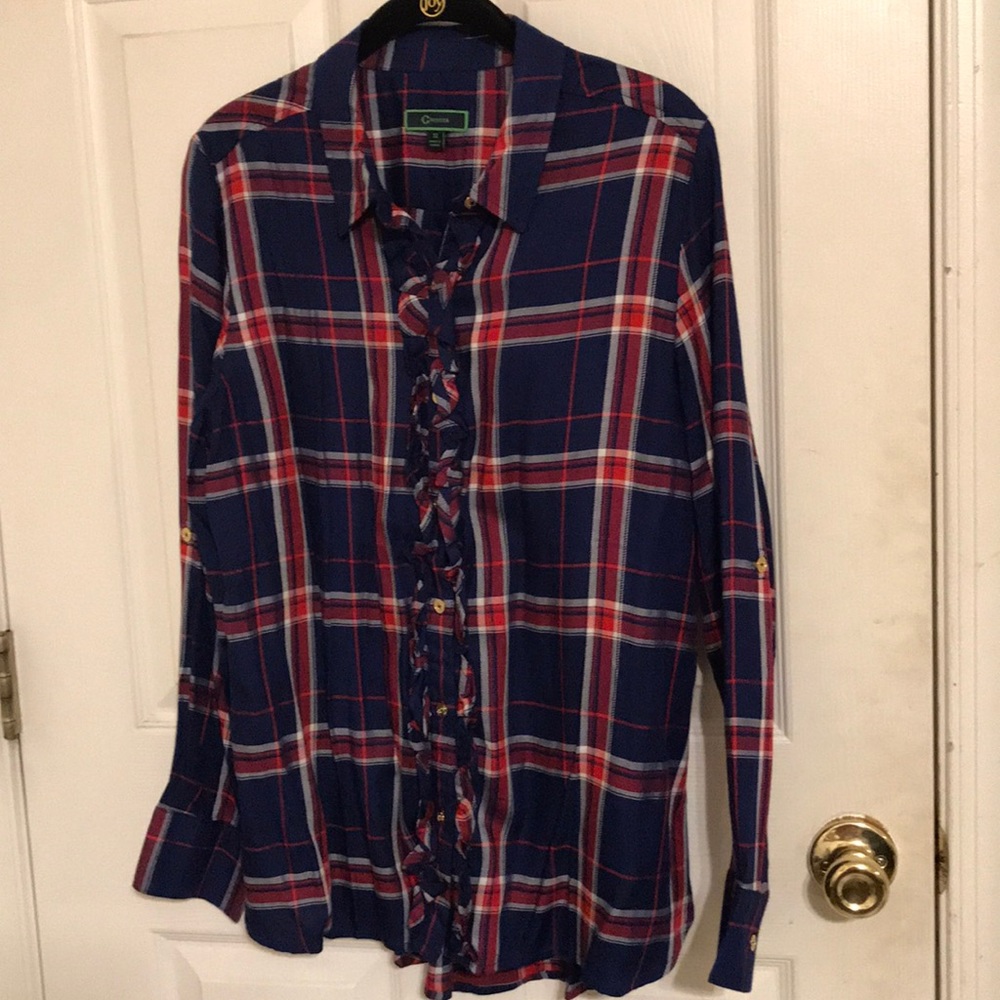 C. Wonder Plaid Blouse